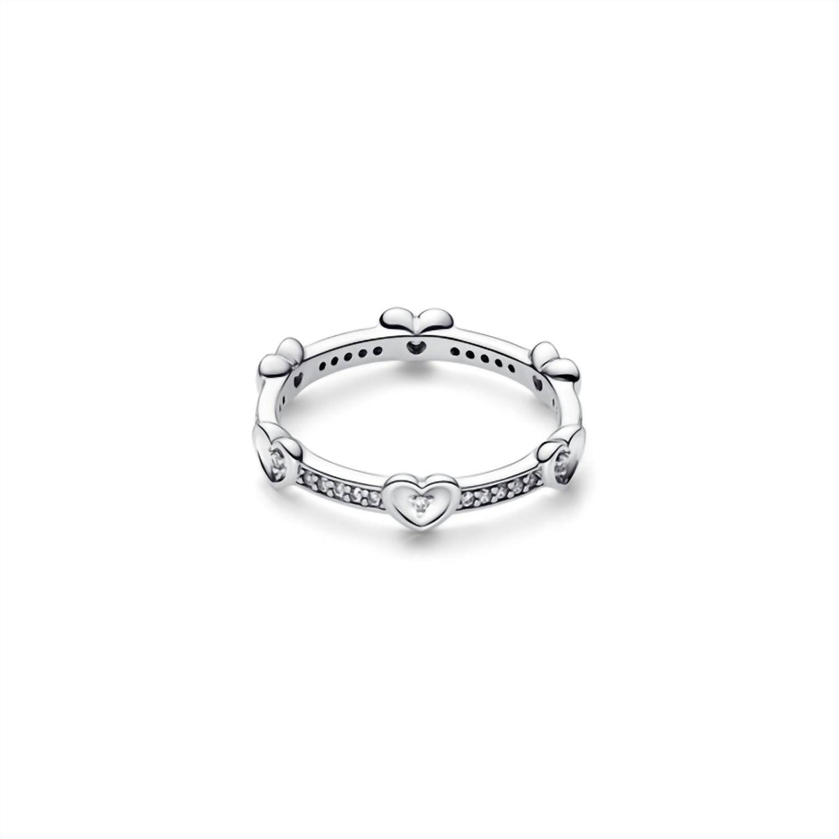 Pandora - Radiant Sparkling Heart Ring