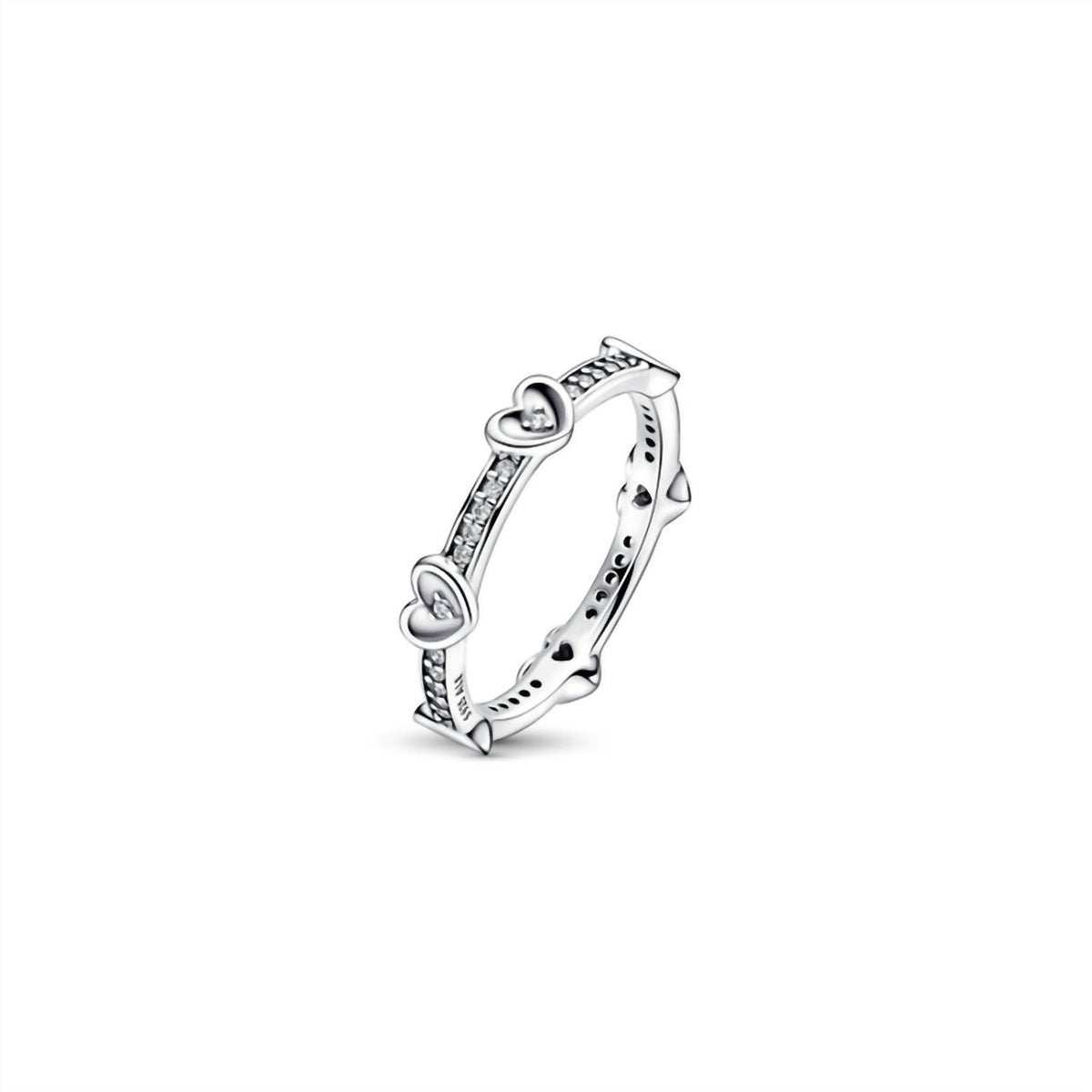 Pandora - Radiant Sparkling Heart Ring
