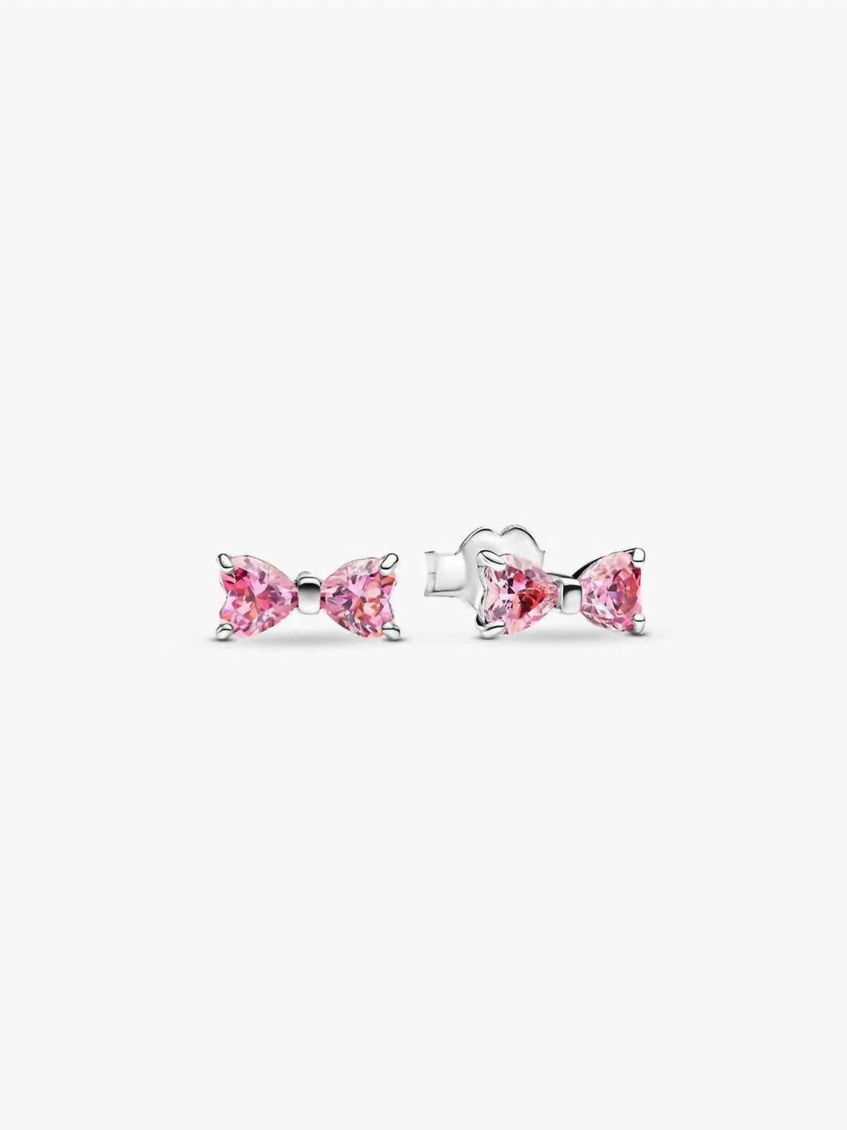 Pandora - Women's Sparkling Bow Stud Earrings