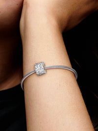 Pandora - Women's Clear Sparkle Charm - bracelets - jewelry - silver