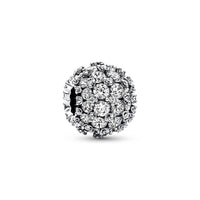 Pandora - Women's Sparkling Pavé Round Charm - bracelets - jewelry - silver