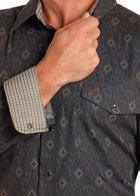 Panhandle - Aztec Long Sleeve Snap Shirt