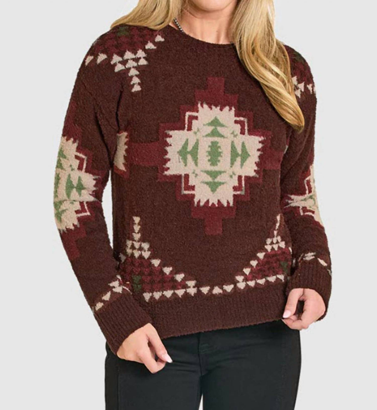 Panhandle - Boucle Aztec Sweater
