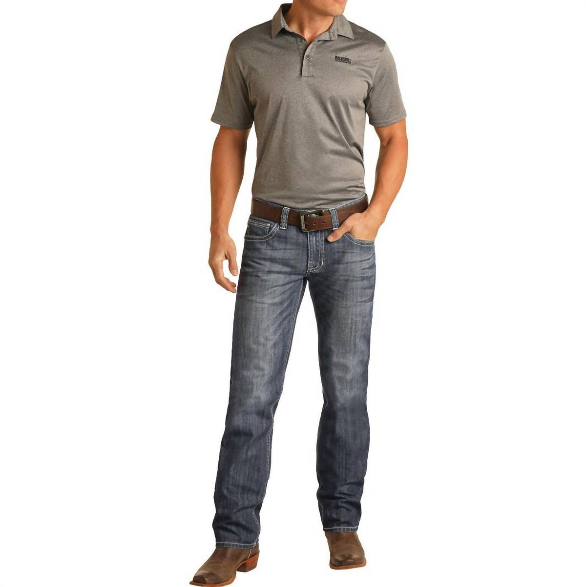Panhandle - Mens Pistol Stackable Bootcut Jeans