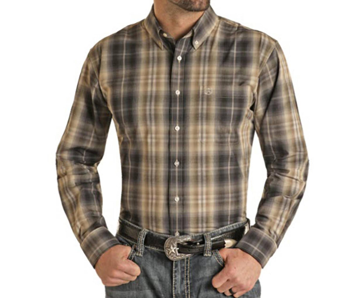 Panhandle - Select Button Plaid Shirt - Tall