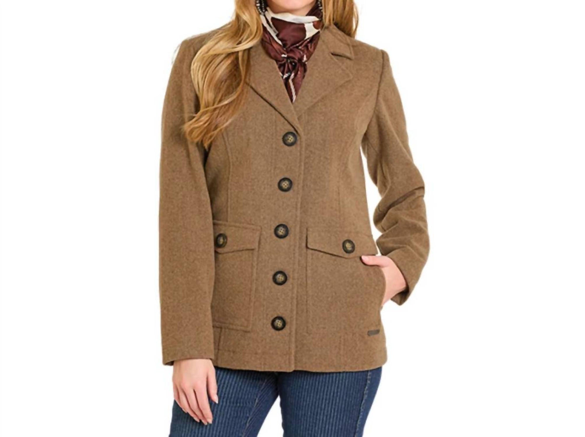 Panhandle - Slim Heather Wool Coat