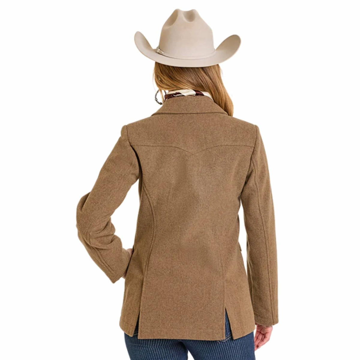 Panhandle - Slim Heather Wool Coat