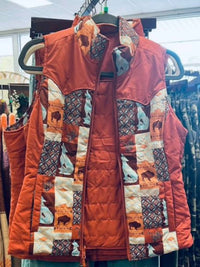 Panhandle - Women's Slim Reversible Aztec Vest