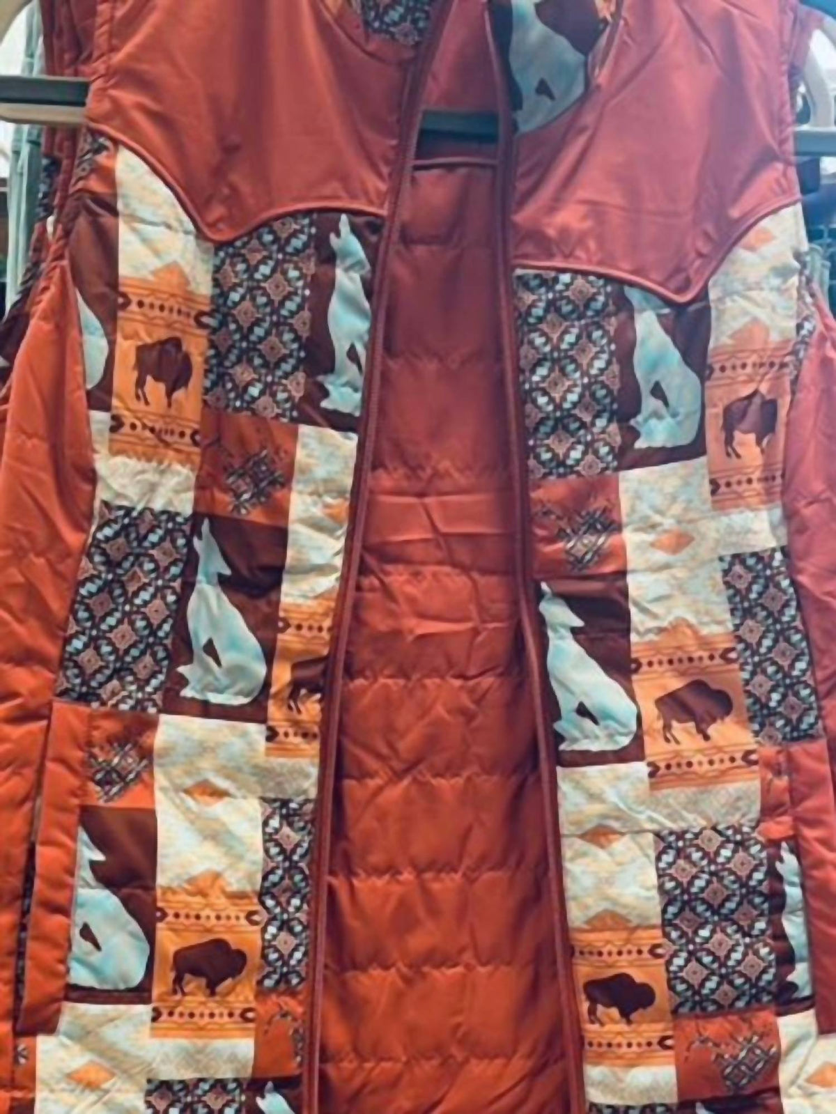 Panhandle - Women's Slim Reversible Aztec Vest