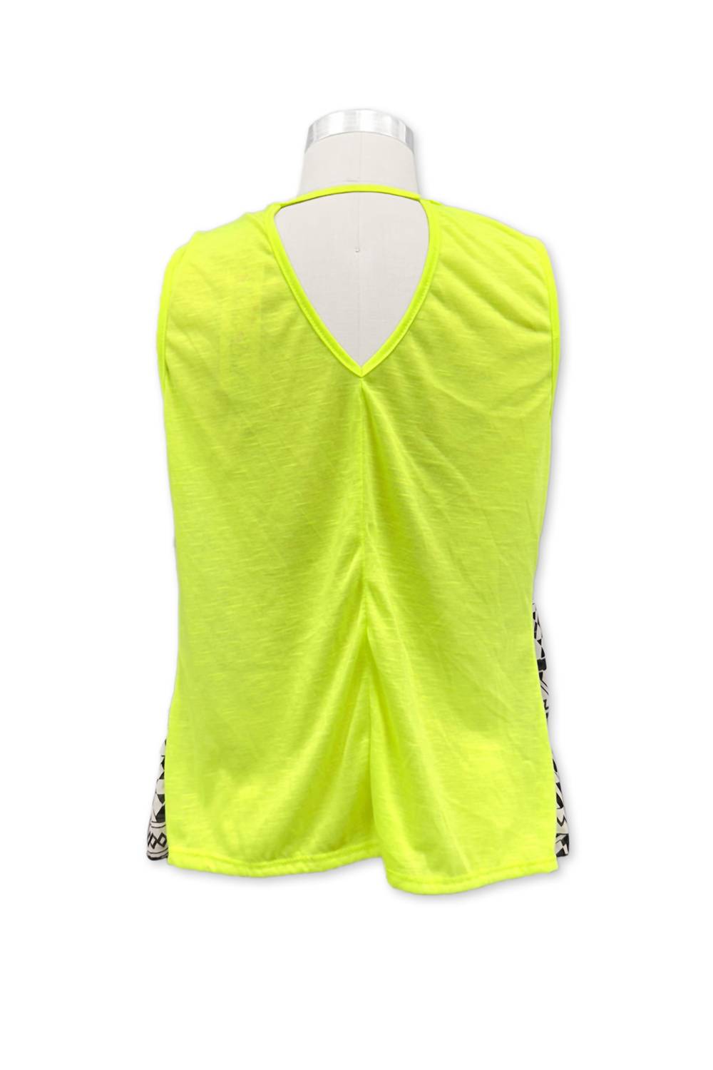 Paparazzi - Geometric Open Front Drape Vest With Keyhole Back