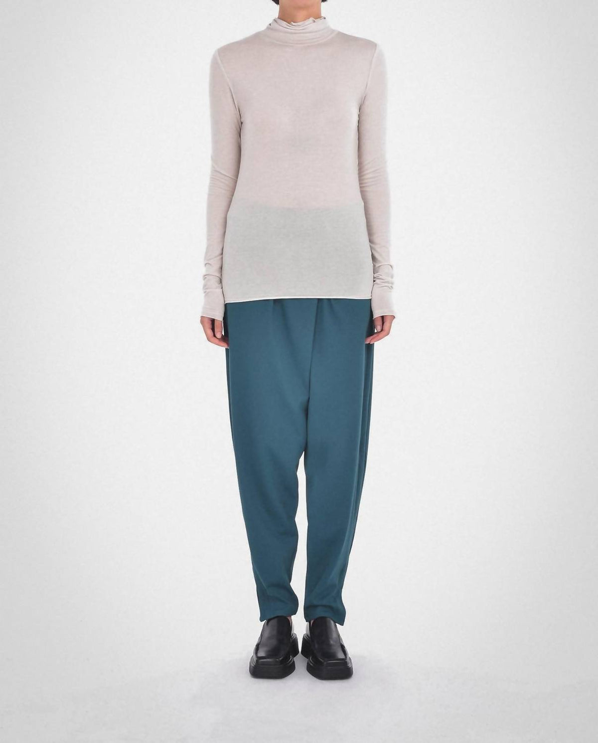 Paper Label - Andia Roll Neck Top