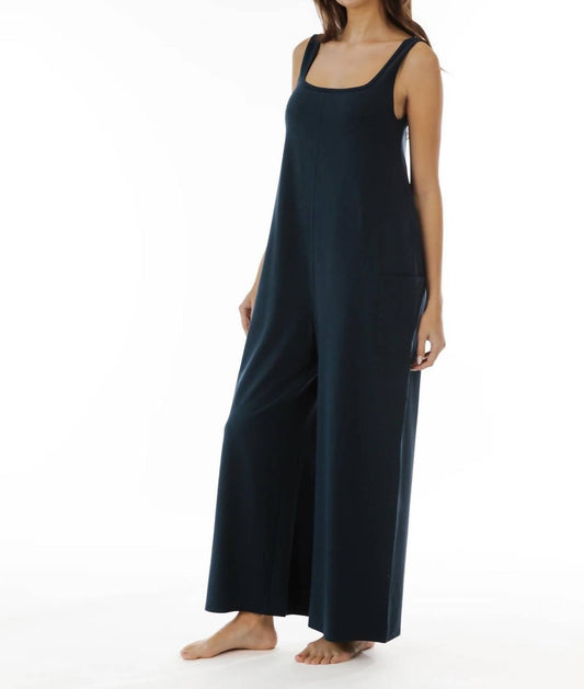 Paper Label - Chloe Jumpsuit - blue - clothing - cotton