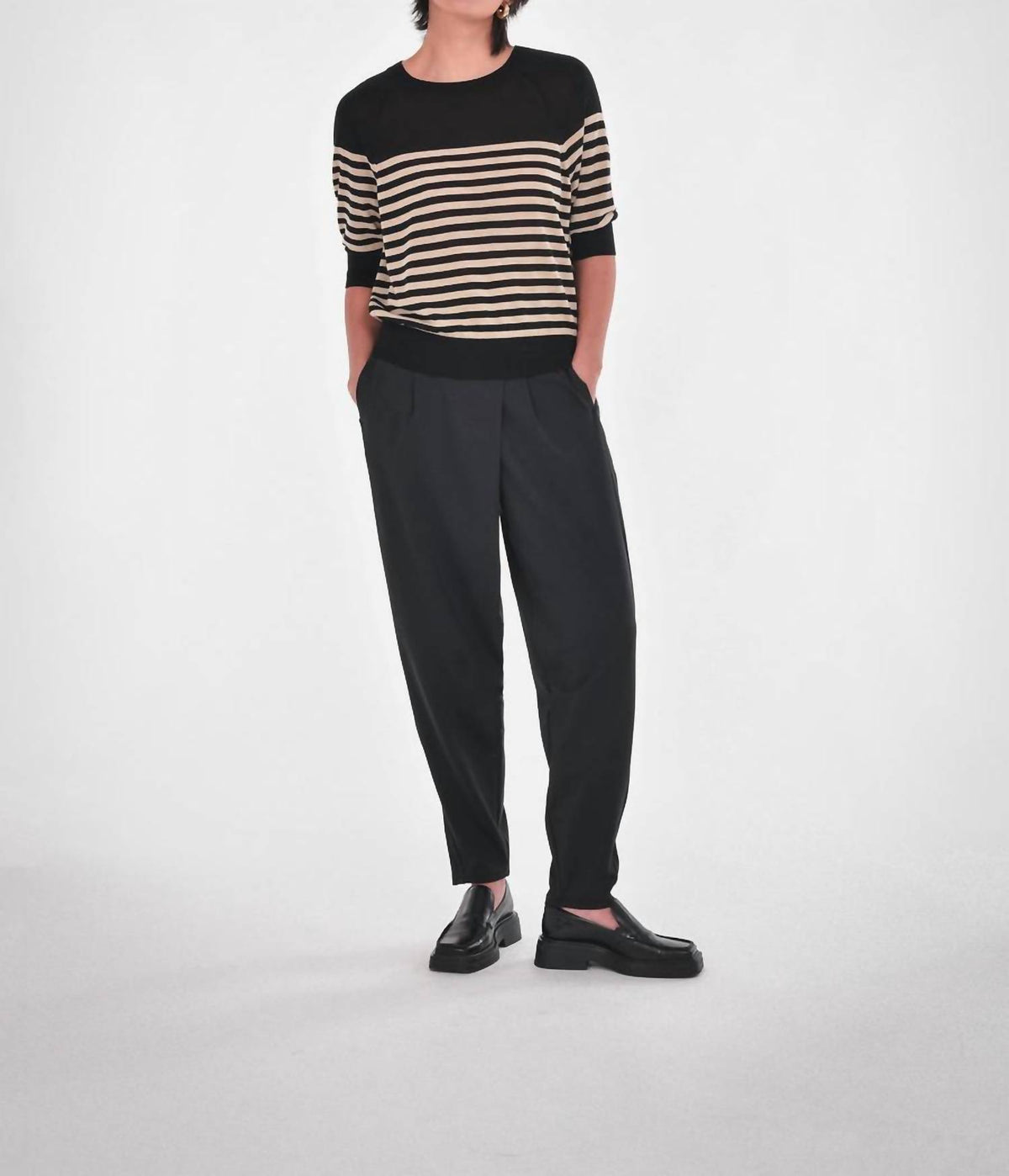 Paper Label - Esme Striped Pullover Sweater
