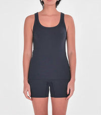 Paper Label - Mara Tank Top - blue - clothing - cotton - blend