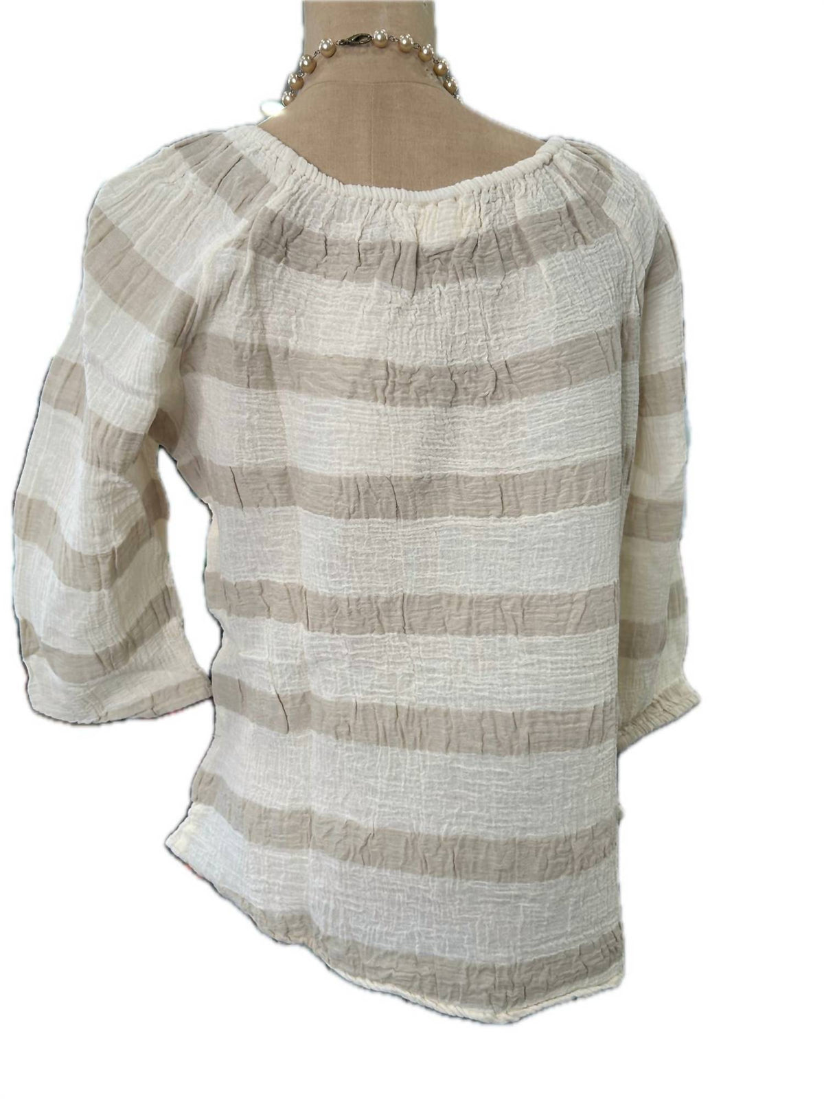 Paperlace - Women's Elastic Stripe Top