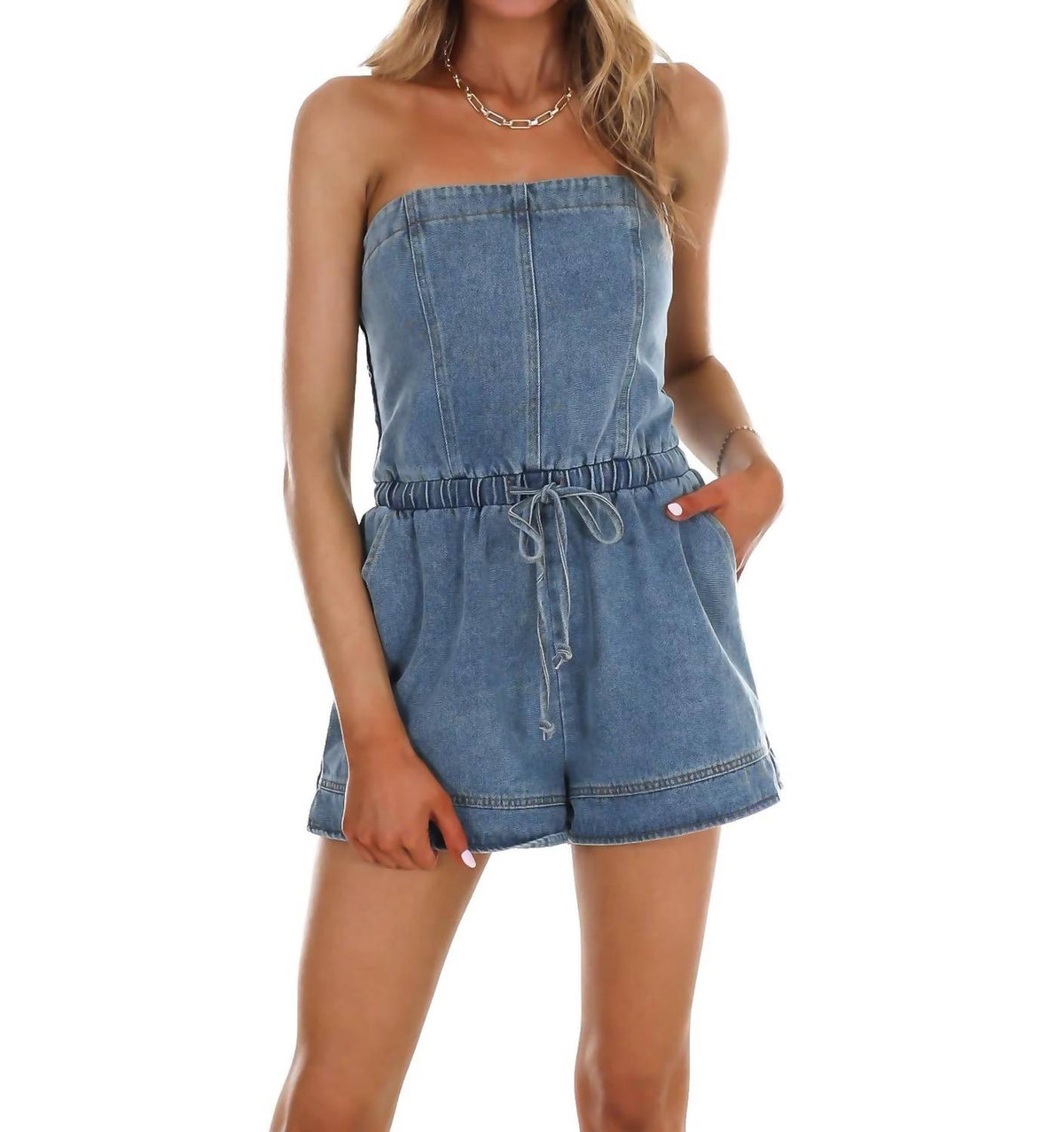 Papermoon - Color Me Strapless Romper