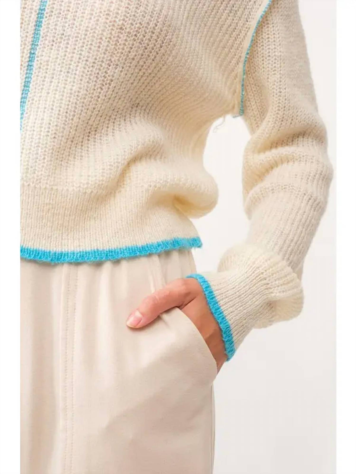 Papermoon - Stella Knit Crop Sweater