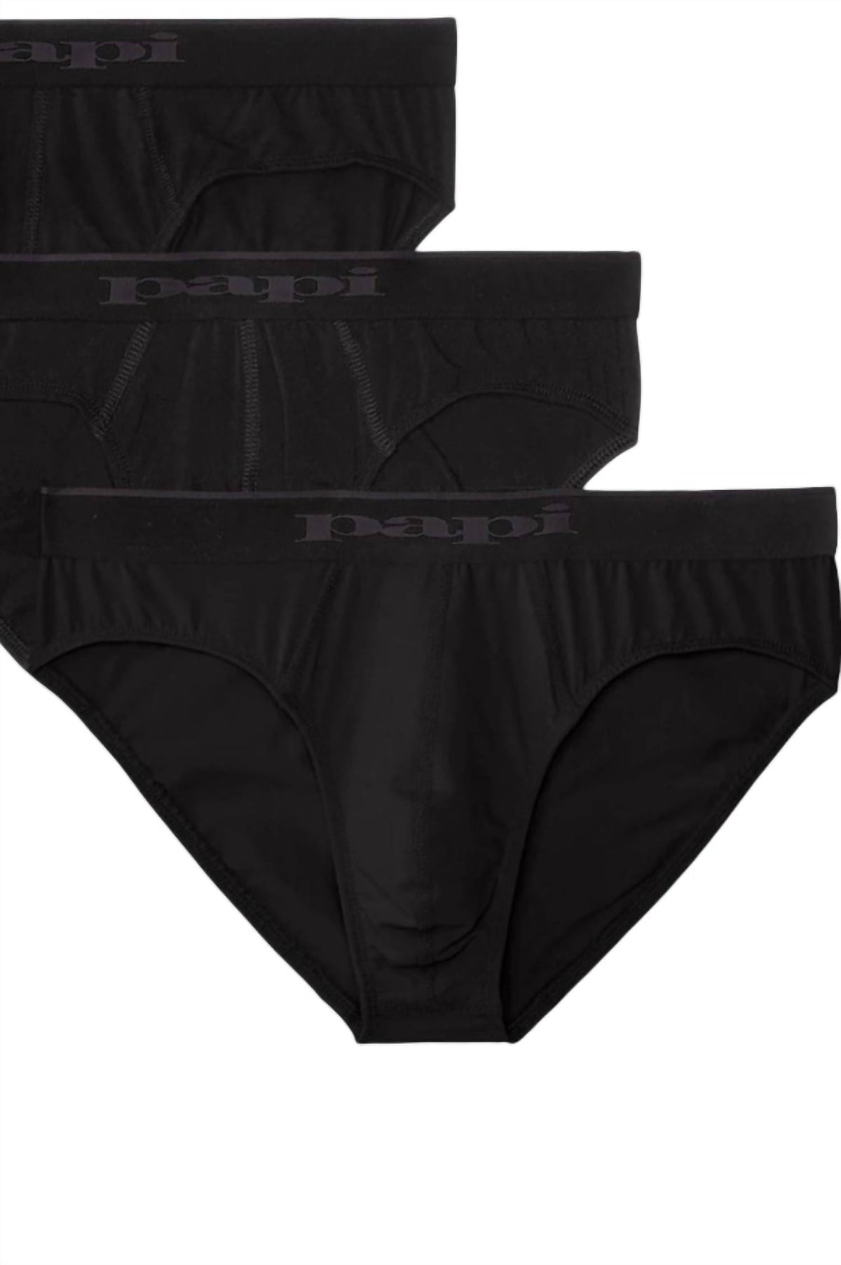 Papi - Men's Cotton Stretch Brief - 3-pack