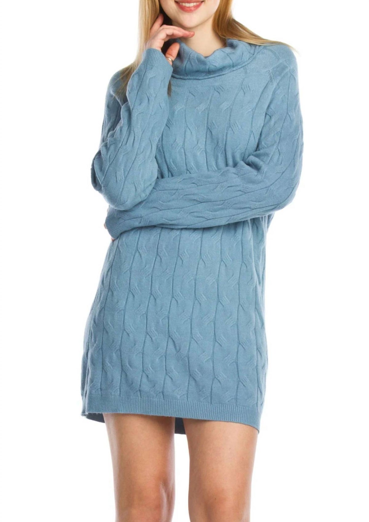 Papillon - Cable Knit Sweater Dress