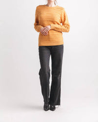 Papillon - Golden Hour Textured Stripe Sweater
