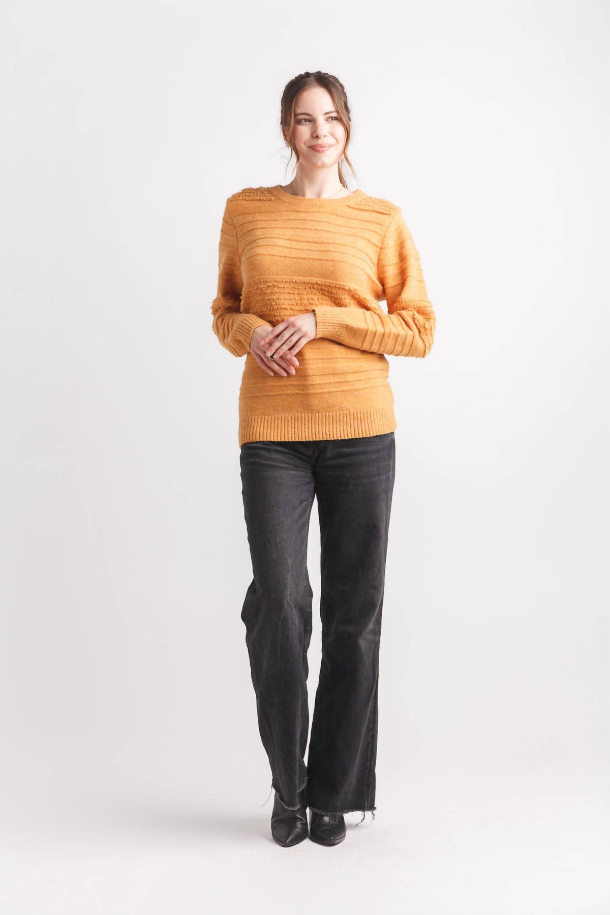 Papillon - Golden Hour Textured Stripe Sweater