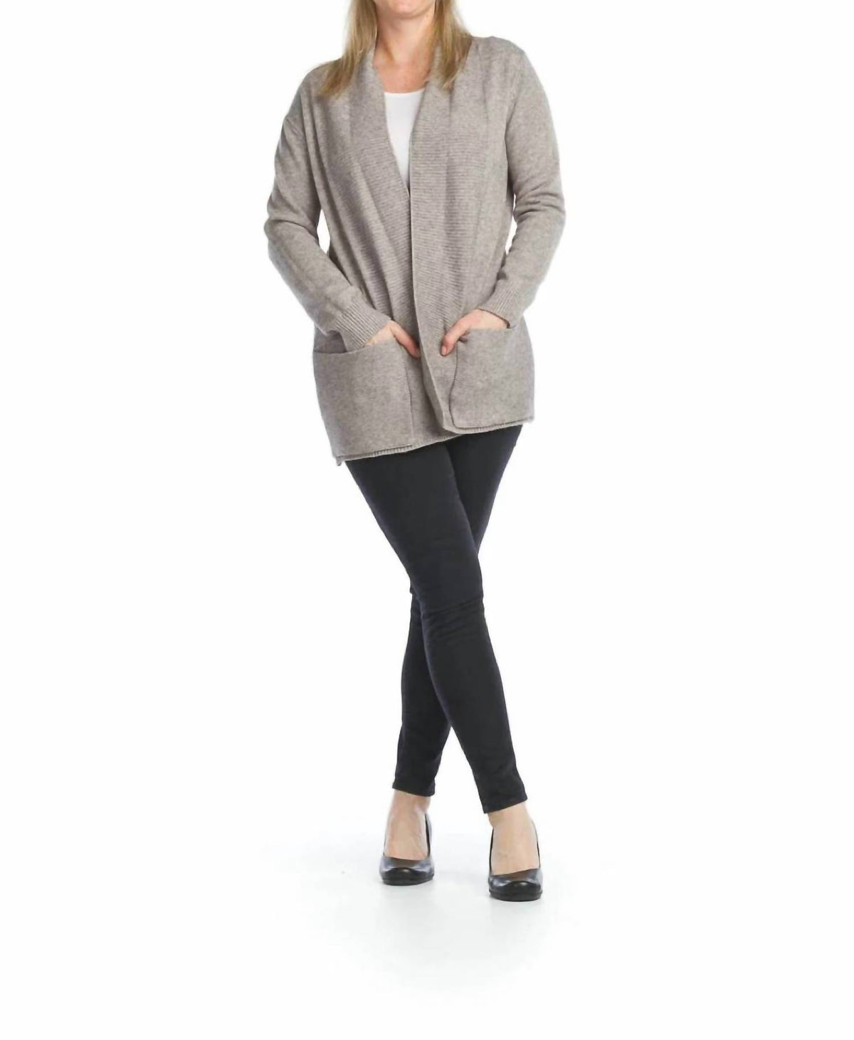 Papillon - Heathered Soft Ribbed Cardigan