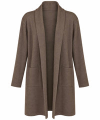 Papillon - Lapel Coatigan With Pockets