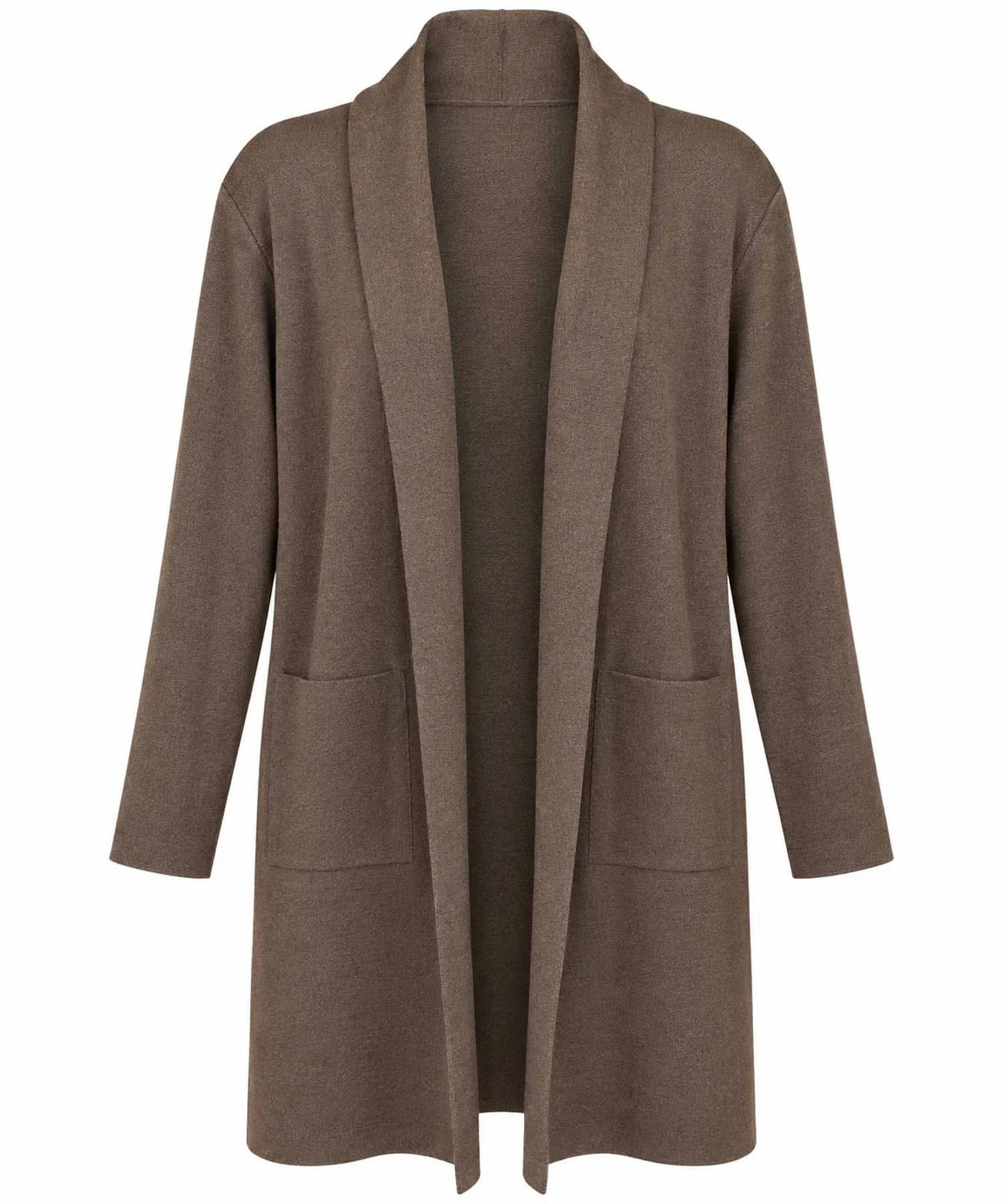 Papillon - Lapel Coatigan With Pockets