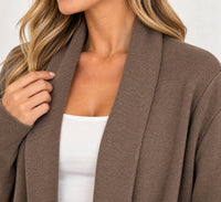 Papillon - Lapel Coatigan With Pockets