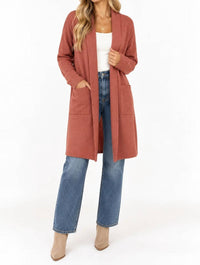 Papillon - Lapel Coatigan With Pockets