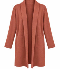 Papillon - Lapel Coatigan With Pockets