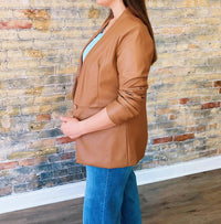 Papillon - Millie Faux Leather Blazer