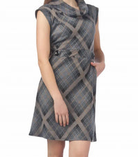 Papillon - Plaid Sweater Dress