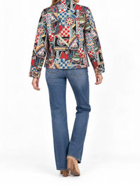 Papillon - Playing Card Short Tapestry Jacket