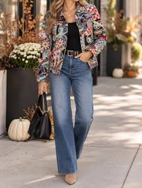Papillon - Playing Card Short Tapestry Jacket