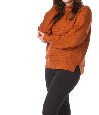 Papillon - Ribbed Mock Neck Sweater