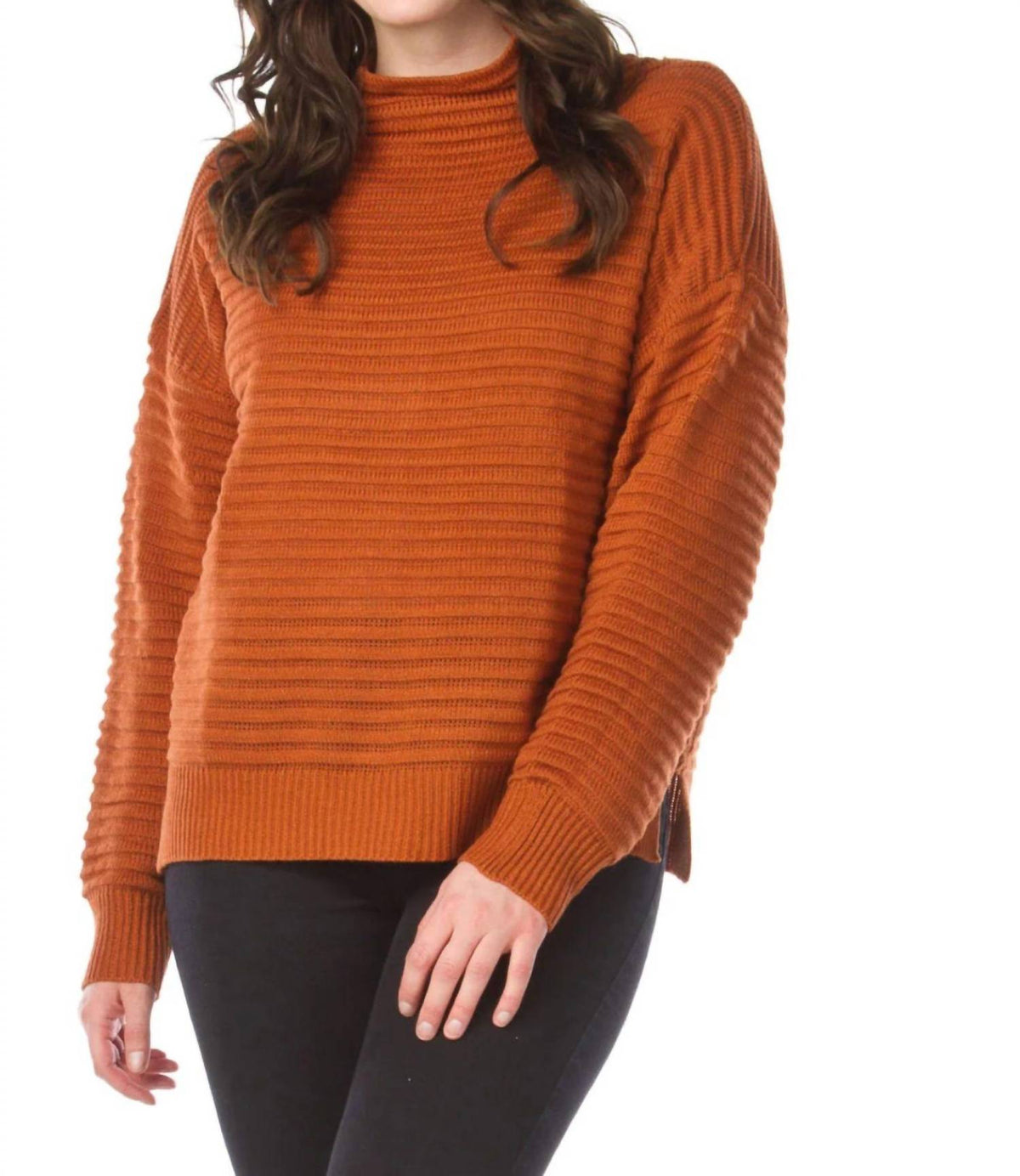 Papillon - Ribbed Mock Neck Sweater