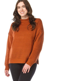 Papillon - Ribbed Mock Neck Sweater