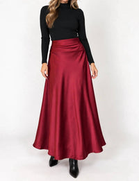Papillon - Satin Maxi Skirt