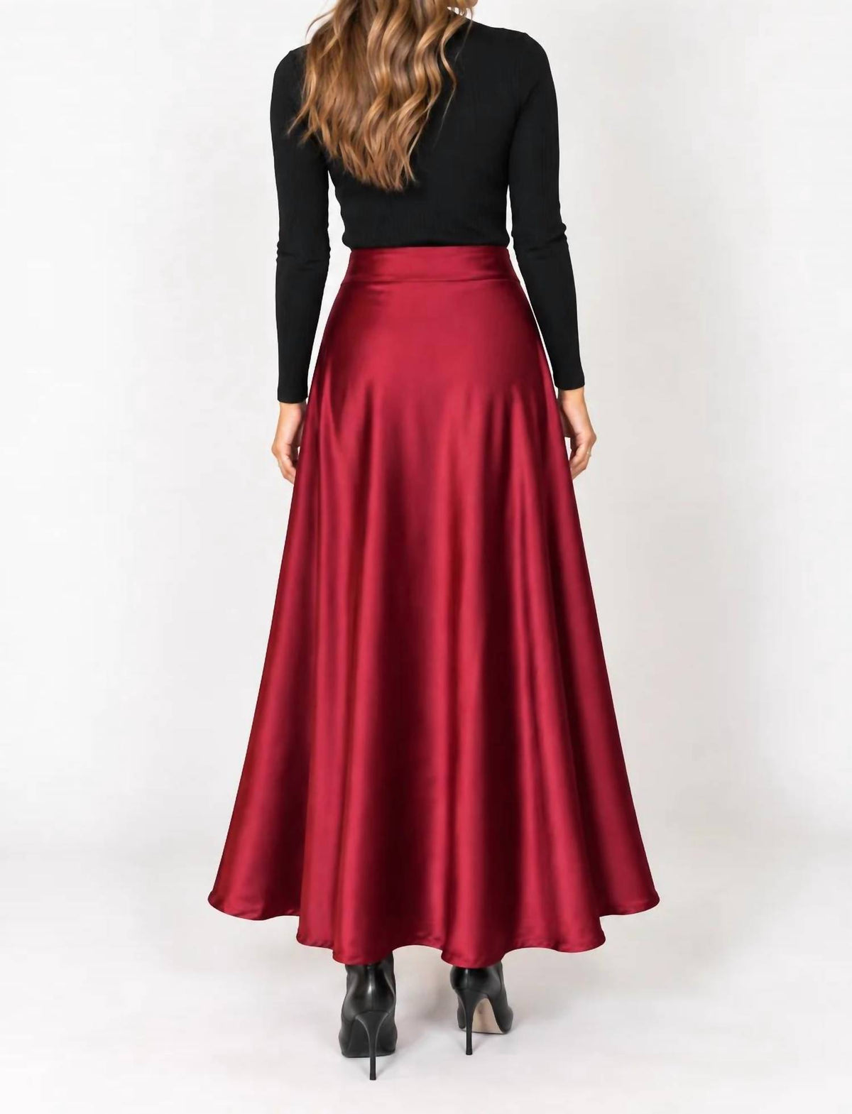 Papillon - Satin Maxi Skirt