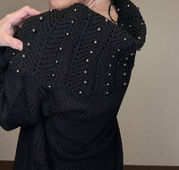 Papillon - Shoulder Stud Detail Sweater