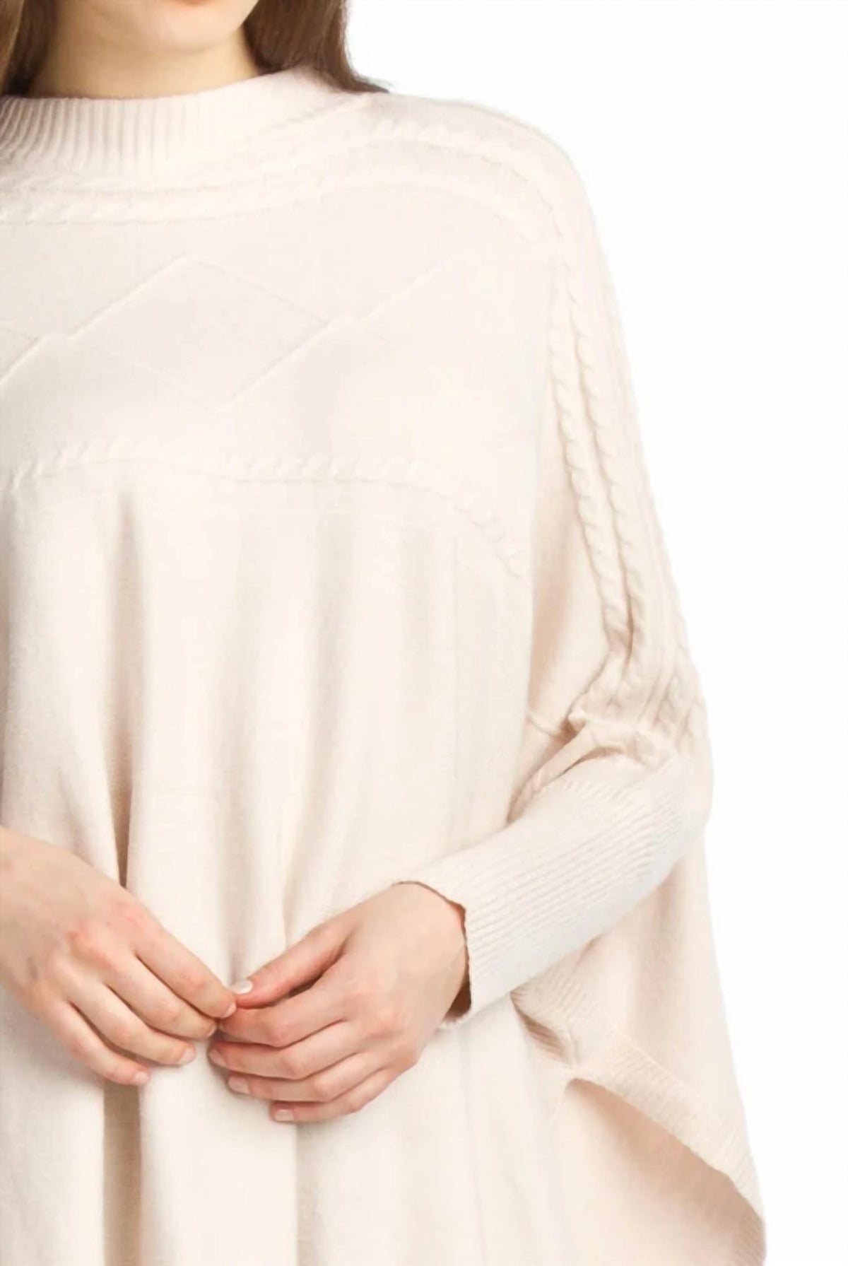 Papillon - Soft Stretchy Poncho Sweater