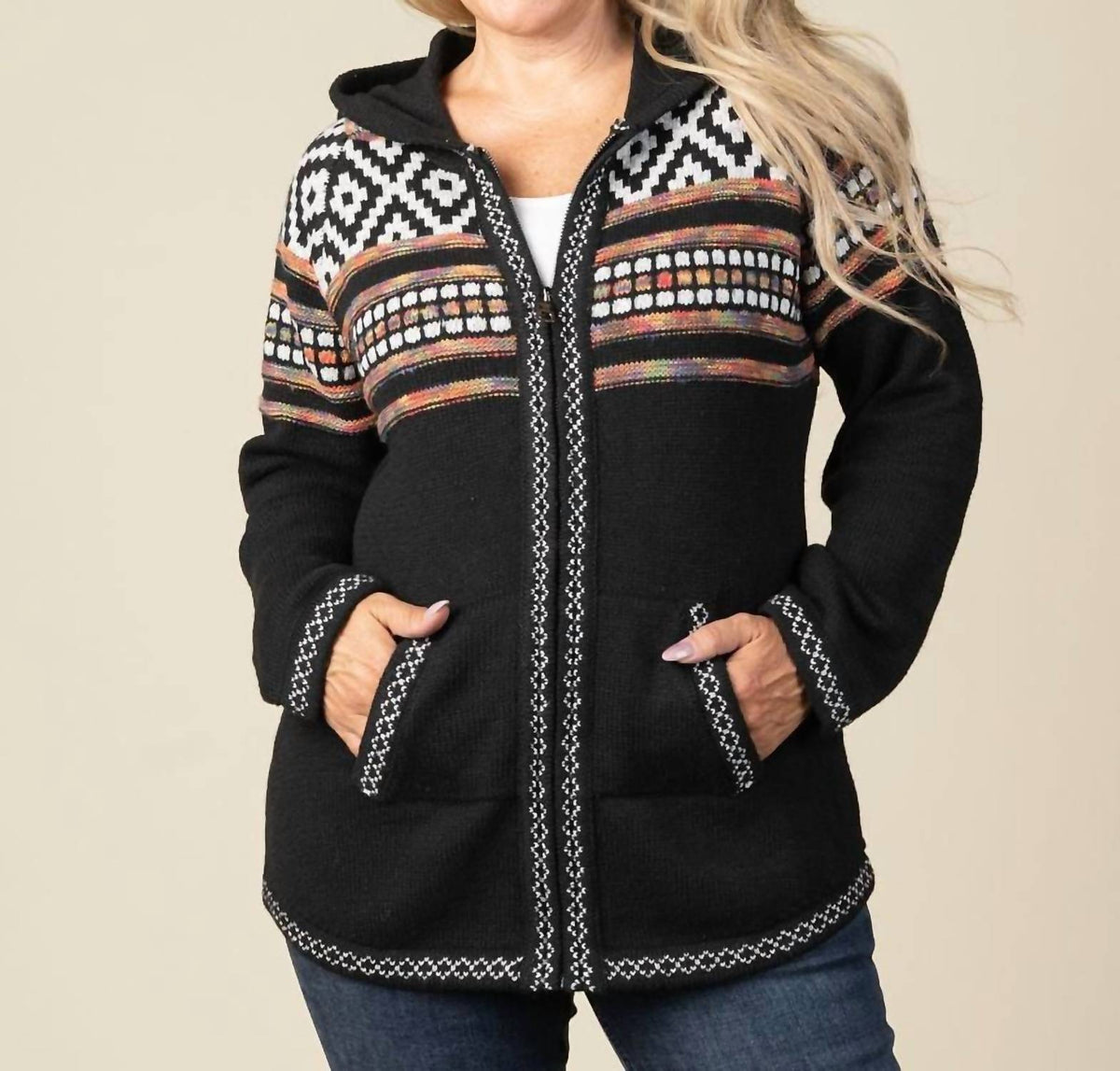 Papillon - Zip up sweater