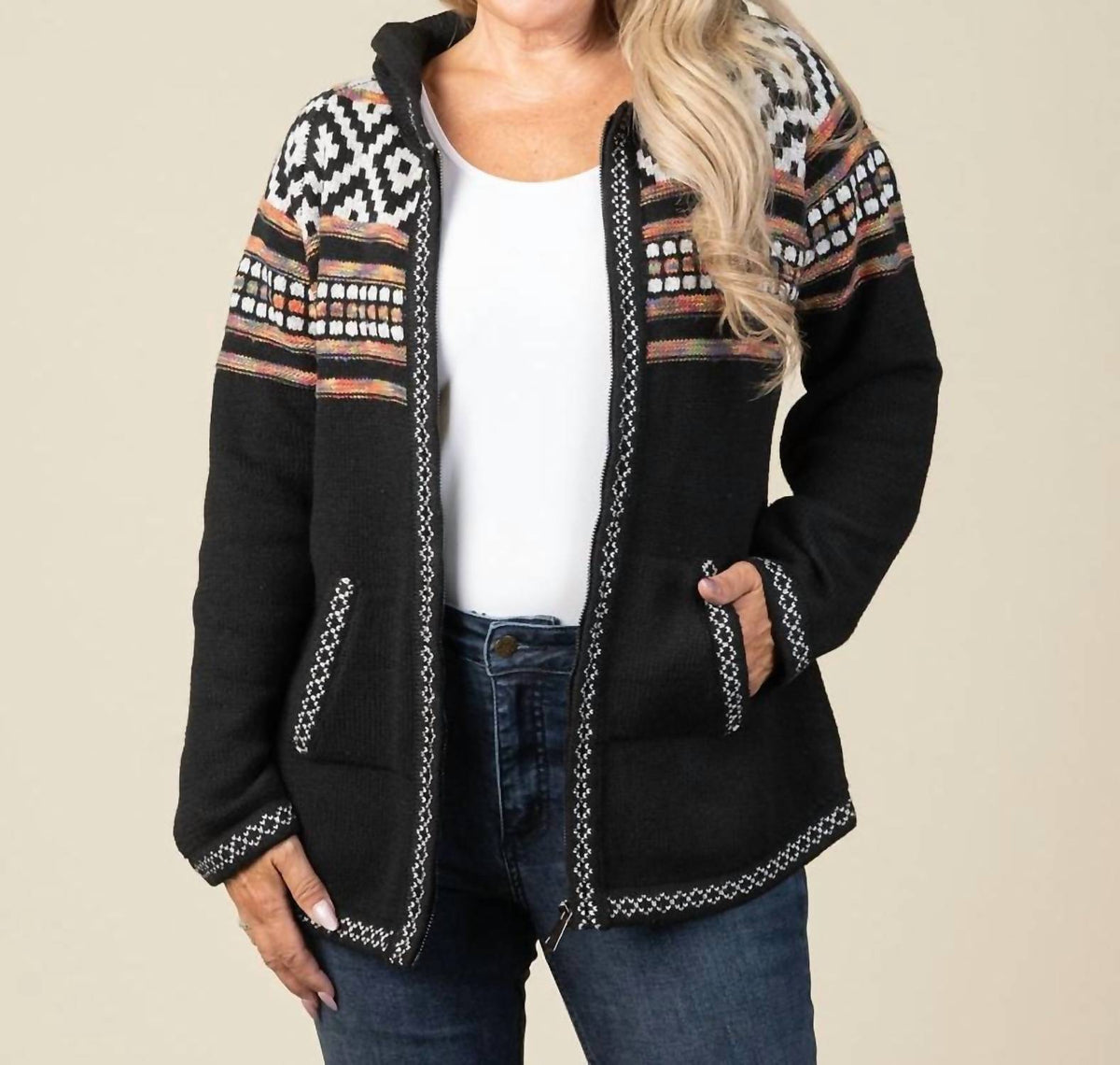 Papillon - Zip up sweater