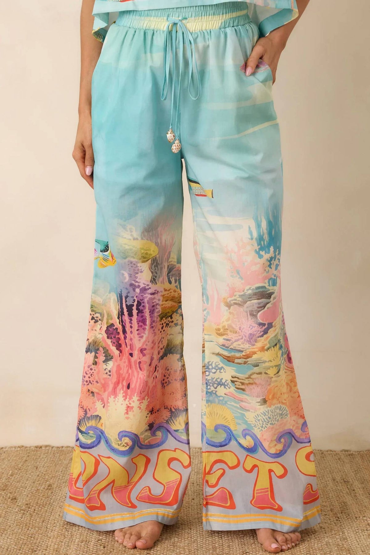 Paradisa - Gulf Coast Reef Print Pants