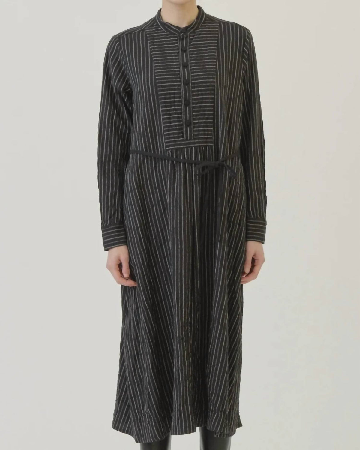 Pas De Calais - DOBBY STRIPE DRESS