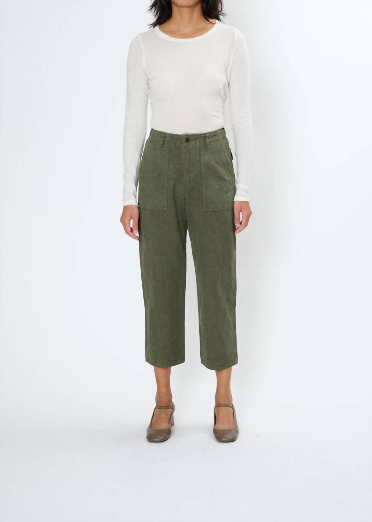 Pas De Calais - High Thread Count Cotton Linen Baker Pants