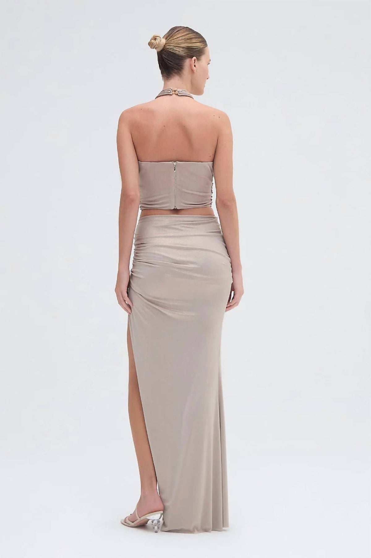 Patbo - Dune Jersey Embroidered Top