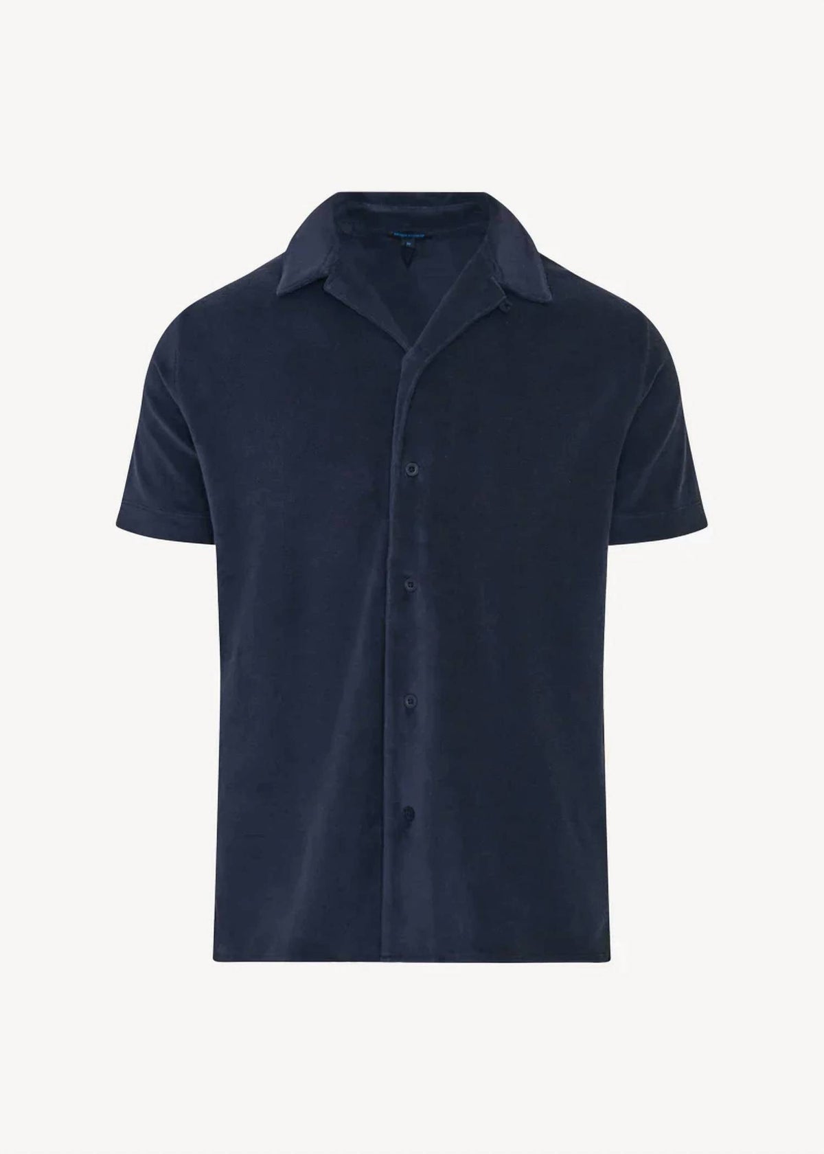 Patrick Assaraf - Beach Terry Camp Collar Shirt