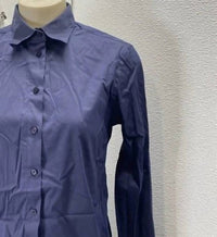 Patrick Assaraf - Women's Cotton Stretch Solid Button Shirt